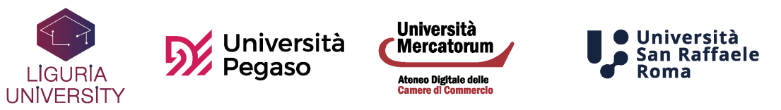 Liguria University  Università Pegaso Mercatorum  San Raffaele